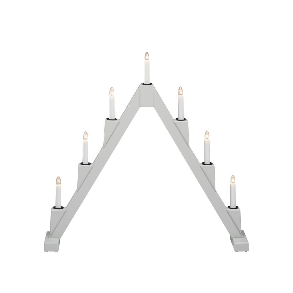 Candlestick 7 bulbs, Grey