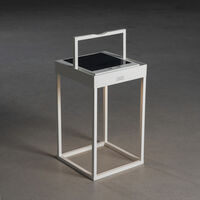 Portofino lanterna USB/sol vit