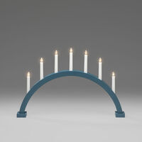 Elljusstake båge 7 lj petr.blå