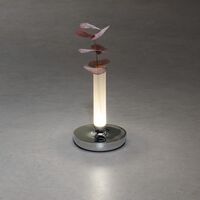 Biarritz bordslampa silver USB