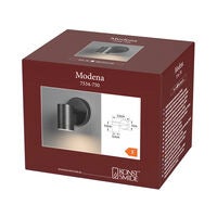Modena ab LED Wandl. schwarz