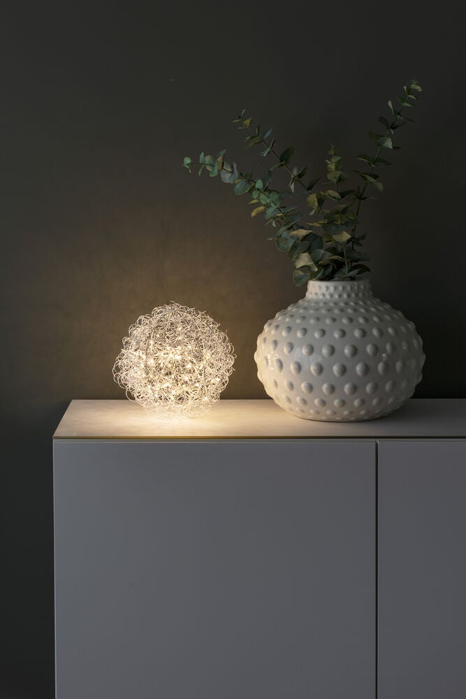 LED Drahtball, 25 cm, 80 LED