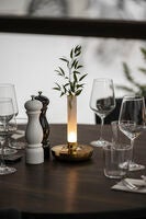 Biarritz bordslampa silver USB