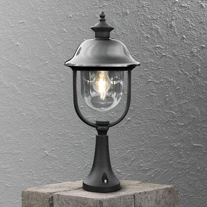 Parma Gate Post Black S. Steel