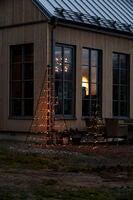 Metalldekoration pyramid LED