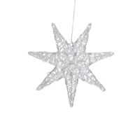 Stjärna akryl vvita LED