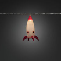 LED Dekolichterkette, Raketen