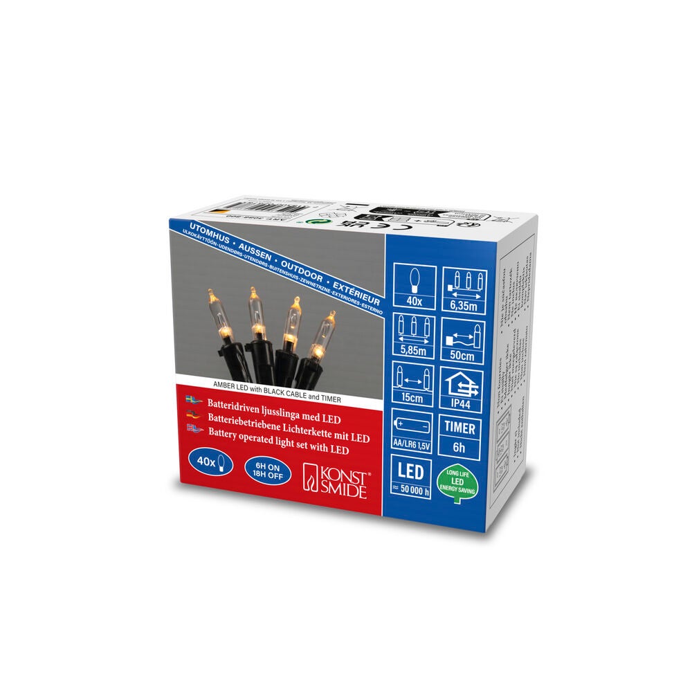 Batteridriven slinga 40 LED