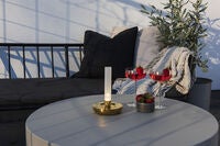 Biarritz bordslampa silver USB