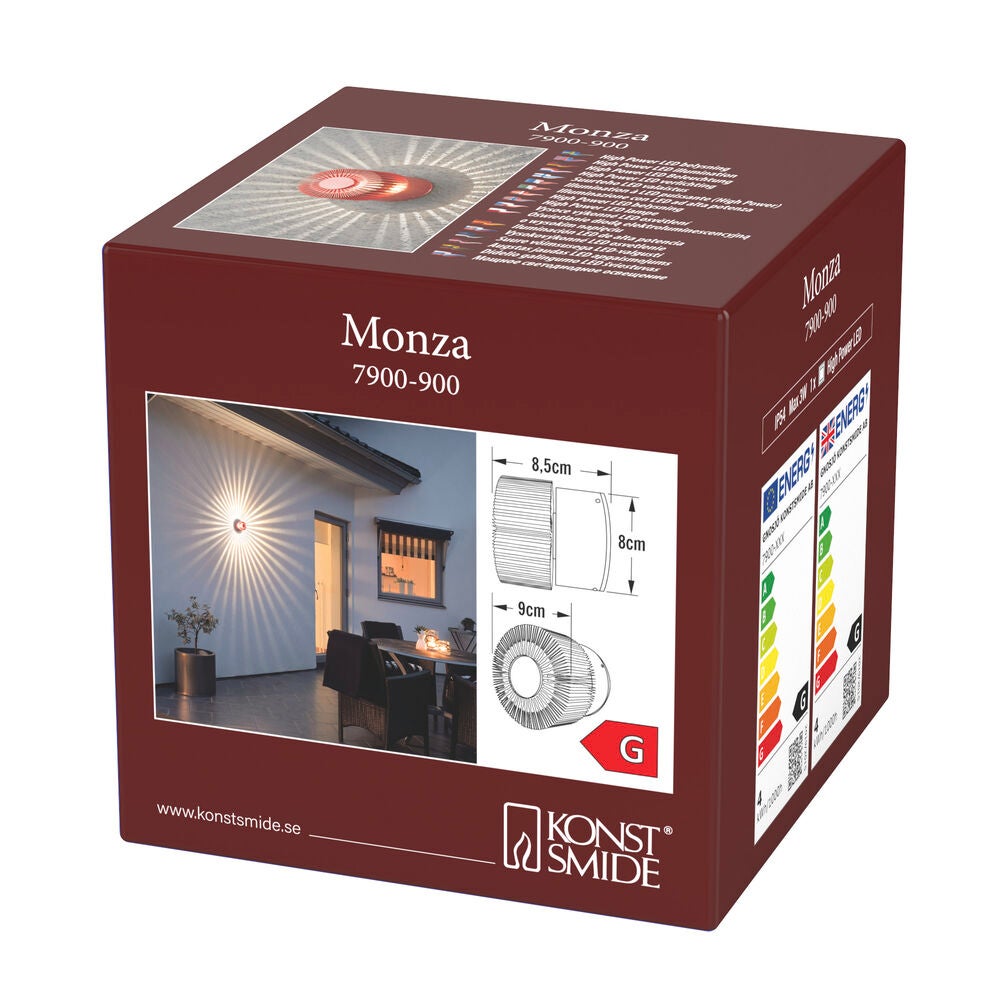 Monza Wall Light High Pow LED