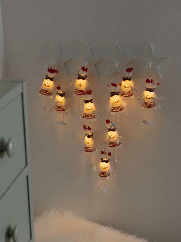 LED Dekolichterkette,Indianer