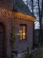 200 LED Icicle Light Set Amber