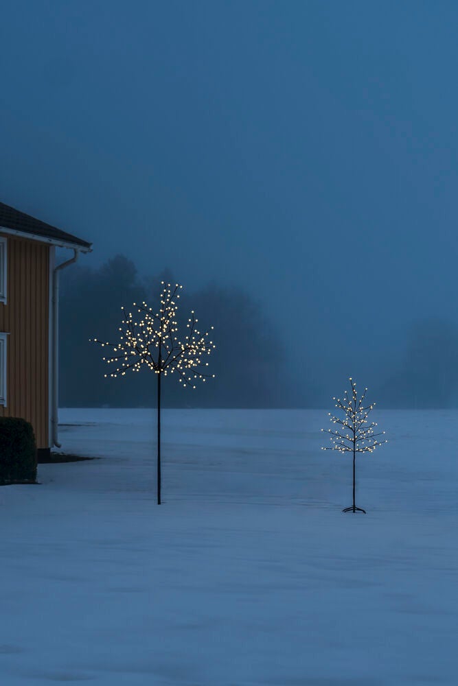 Brunt träd 150 cm varmvit LED