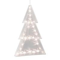 Plastic tree, star effect, LED