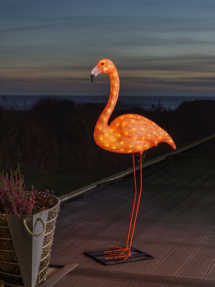 Flamingo akryl 110cm LED