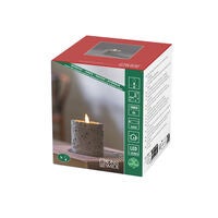 Batteriljus betong grå, 8 cm