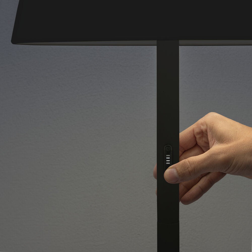 Pomezia floor lamp usb black