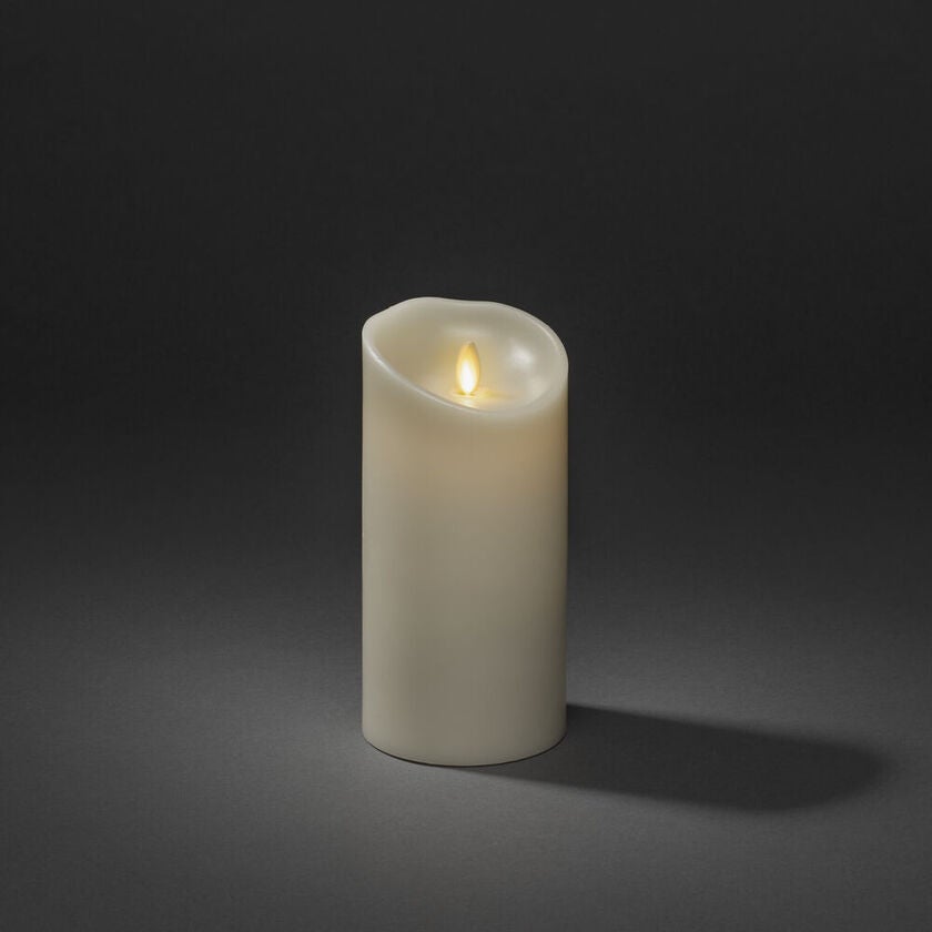 Wax Candle LED 8.8x 17.7cm B/O