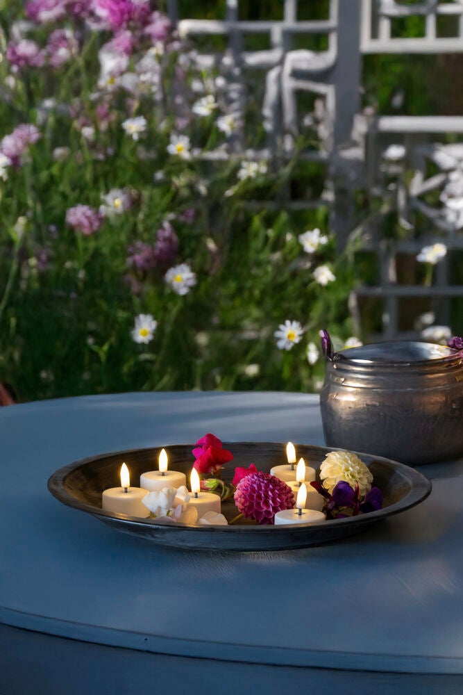 6 Värmeljus LED vit