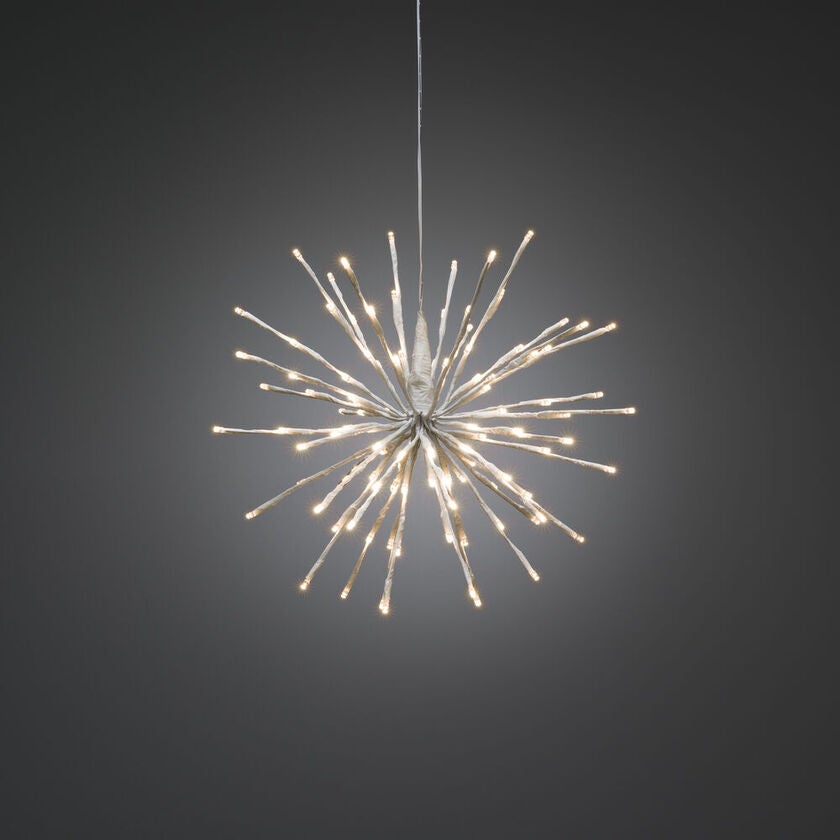 Dekorationsboll spröt vit