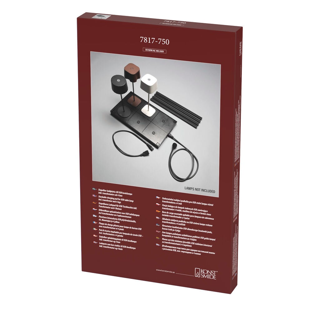 Laddplatta USB bordslampor