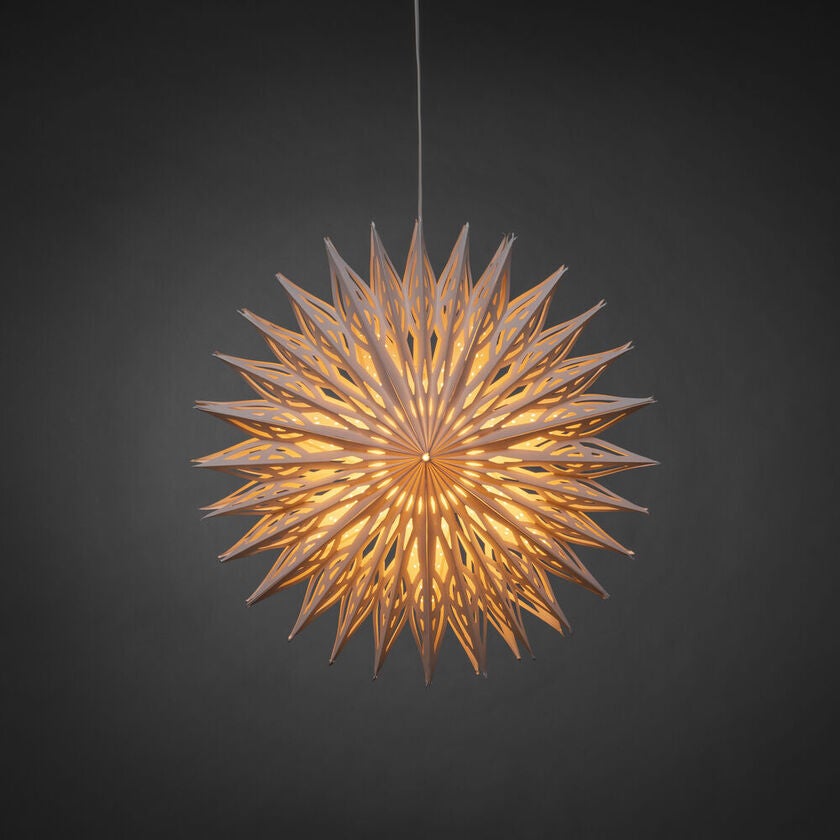 Papierstern, weiss, 60cm,Blume