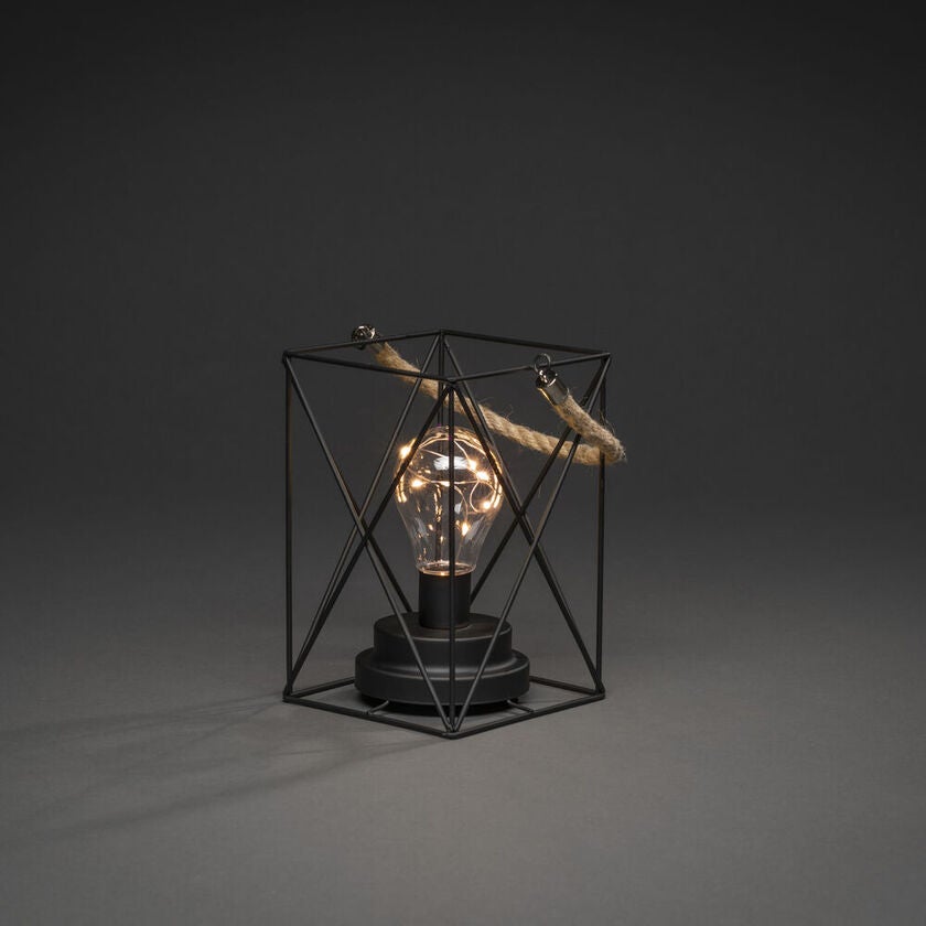 LED Metalllaterne, eckig