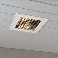 Infälld belysning 6W LED vit