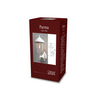 Parma vägglykta upp E27 vit