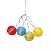 LED Dekolichterkette,pinke/bla