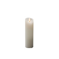 Vaxljus 5x17,8 cm LED vitt