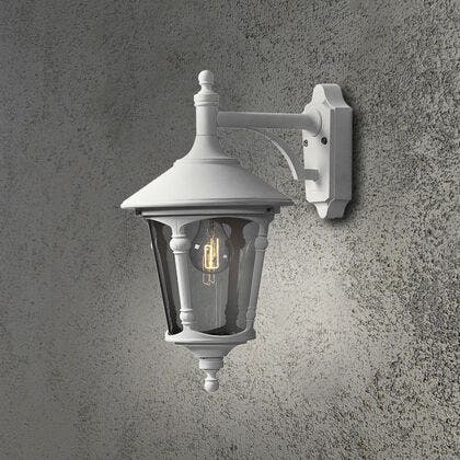 Virgo Matt White Wall Light