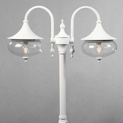 Libra 2-arm lykta ex stolpe