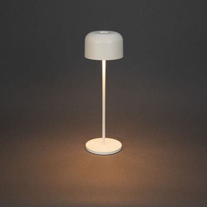 Lille bordslampa USB Vit