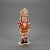 Nötknäppare brun LED batteri