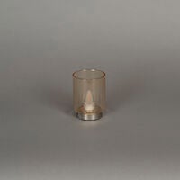 Rechargeable Glass Candle. LED