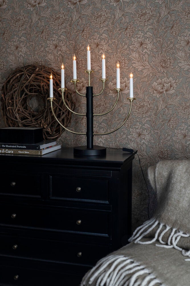 Metallleuchter, 7Lampen