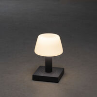 Monaco table lamp dak grey USB