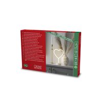 Hjärta med ljusslang LED