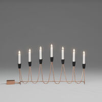 Elljusstake 7 lj koppar