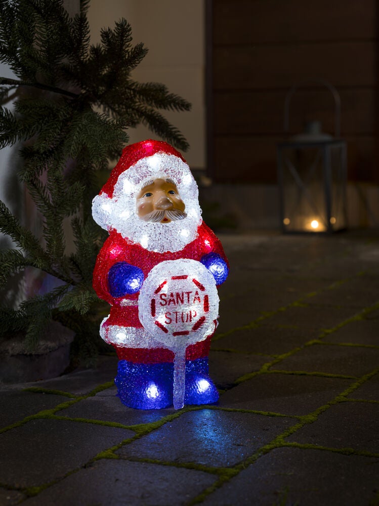 LED Acryl Weihnachtsmann