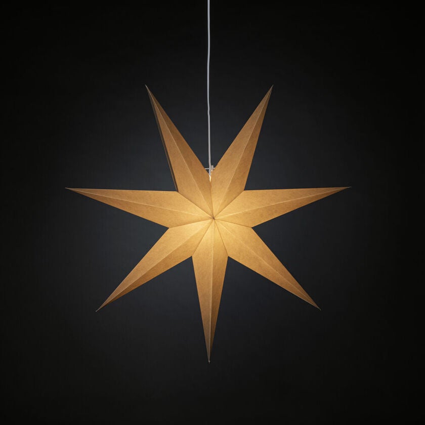 Papierstern 78cm, greige