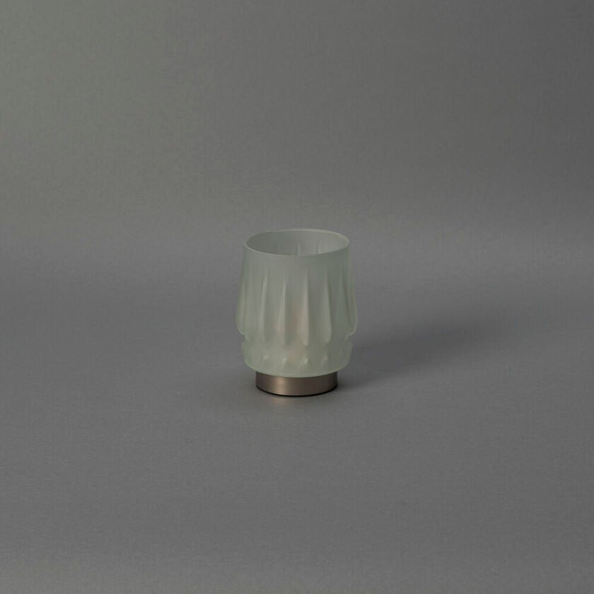 Ljuslykta glas laddbar LED 