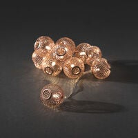 Light Set 10 Copper Balls LED