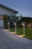 Modena trädgårdsstolpe vit