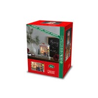 Vattenfylld lykta godisaffär