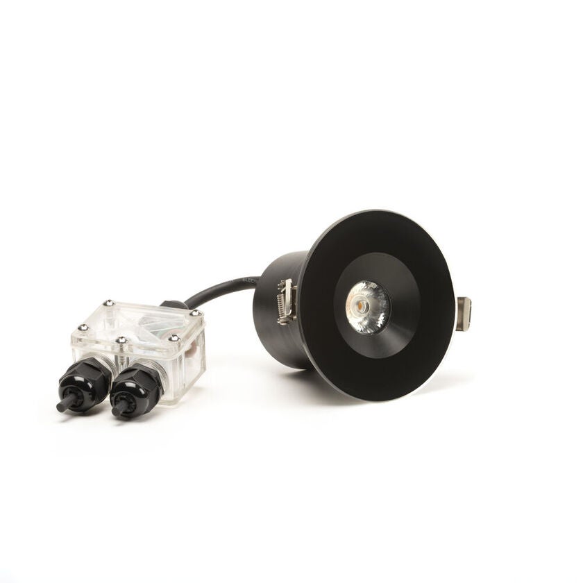 Recessed high power LED black