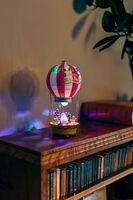 Julby Tomte i luftballong LED