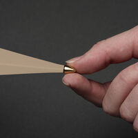 Pappersstjärna greige 60 cm