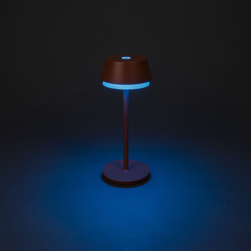 Lyon bordslampa usb Teracotta